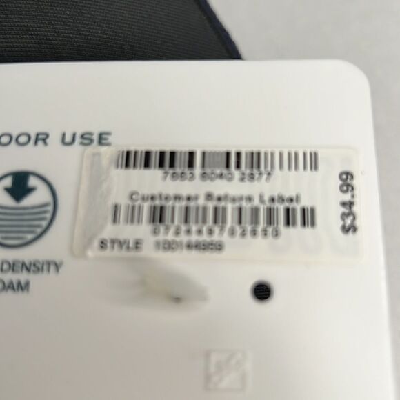 Charter Club navy blue quilted slippers size medium 7 - 8. NWT - Picture 5 of 7